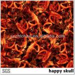 hydrographic dipping film happy skull for motorcycle happy skull