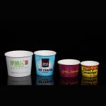 ice cream paper cup disposable printable 100ml 200ml 300ml 500ml