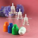 ISO 8317/SGS/TUV certificate 20ml ldpe dropper bottles,clear dropper bottes , dropper bottle with childproof cap RT- pet 20ml ldpe dropper bottles