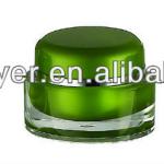 JM-AJ19-2 15g 30g 50g oval acrylic jar hot Selling Acrylic Cosmetic Plastic Jar 15g 30g 50g