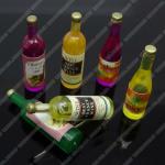 JS5421 Mini Wine bottles,colorful bottles,resin plastic miniature gift JS5421