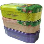 Large rectangular round corner cake tin box with lid ML-C62