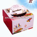 Latest lovely Take Away Food Packaging Paper Cake Box with Handle ZC-AP-CB-1