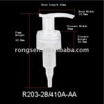 left-right screw locking lotion pump R203-28/410A-BA