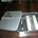 lighter kinfe and nail clippers tin box T09