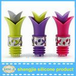 Lily shape Waterproof silicone wine stopper in bulk SJ-DSW126