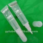 Lipstick container with brush clear tube packing 16004-R