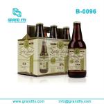 Liquor Pakage 6 Bottle Paper Carrier B-0097