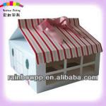 lovely house shaped cake boxes rainbow-D