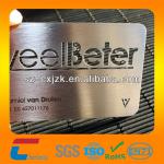 Luxurious hot etched stainless steel bussiness card CXJ- stainless steel bussiness