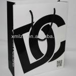 luxury promotion paper bag with printing for shopping spot UV luxury  promotion paper bag