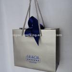 luxury silver paper gift bag paper gift bag