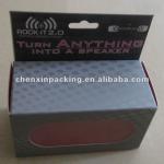 matt lamination paper box with PVC window ZH015-KZ