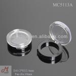 MC5113A 30mm single well Eye shadow case with clear lid MC5113A