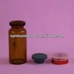 medical liquid vial 10ml with stopper and aluminium cap medical liquid vial