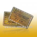 Mentallic/mental Business Card Making with Golden colour MT