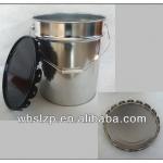 metal bucket in emulsion paint WHM20-1