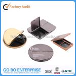 metal cosmetic packing box/powder compact case/solid perfume case loose powder case, eye shadow case