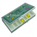 Metal Pill Box with 7 Compartments BP64166