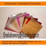 metallized transferring paper cardboard youfeng