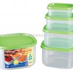 Microwave Food Grade Plastic Container with Lid (0.25 - 2.1 LITRE) M 8201, 8202, 8203, 8204, 8205