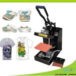 mini 2 in 1 small mini heat press transfer machine for t-shirt and cap 2 in one