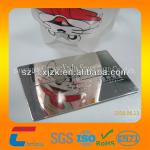 mirror effect finish Engraved Metal Plates for dog animal CXJ- metal business cards