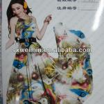 Muti colour bird design heat transfer printing paper for women&#39;s fashion garment 16650