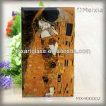 mx400002 HOT modern painting reproduction silk screen print on glass modern painting glass silk screen print on glass