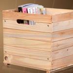 Natural wood /wooden crate M00622