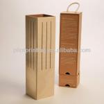 New arrival excellent wood gift boxes for wine bottles PPW025