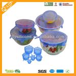 New Arrival Flexible Stretch Silicone Lid for Keep Food Fresh FYC-136