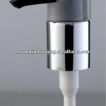 new design curved nozzle 24/410 lotion pump dispenser with embossed logo SL24E-16