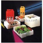 new style foldable corrugated plastic fruit vegetable box food packaging (YF7044) YF7044