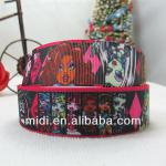 newest 1&#39;&#39; character printed grosgrain ribbon cartoon character ribbons monster high printed ribbon 711