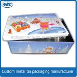 Nice ice cream cake tin box HXE-11