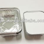 NO.2 rectanglar foil container + carboard lid QX 2551