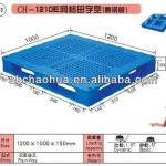 NO.343 Single Side Grid Plastic Pallet CH-1210E