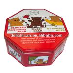 Octagon Biscuit Tin Box DEL-H78 biscuit tin box