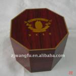 octagon shape pvc wood packing box wf00294