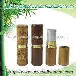 OEM 2014 New Design Lipstick Container Bamboo Lip Balm Tubes High Quality Lipstick case BLS003