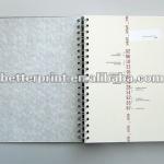 OEM High Quality Wire Binding Spiral binding Catalog brochure printing services any