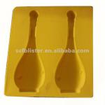 OEM provide flocking plastic trays for wine,toys and tools accept