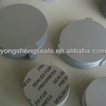 one piece induction seal liner with logo sealed for freshness ALU