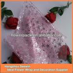 Organza Decoration Roll with Metal Print Star OG1312