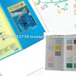 paint color shade cards RB-05