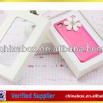 paper board cell phone packaging box with pvc window JTF-ZLM-055