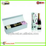 Paper Packaging Champagne Bottle Gift Box With Flutes YLC--CB008