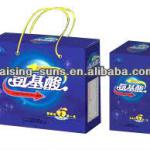 paper pill/medicine/pharmaceutical packing box with handle paper box 2013041