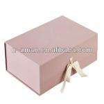 Paper Printing Box for packing shoes with ribbon PSB041